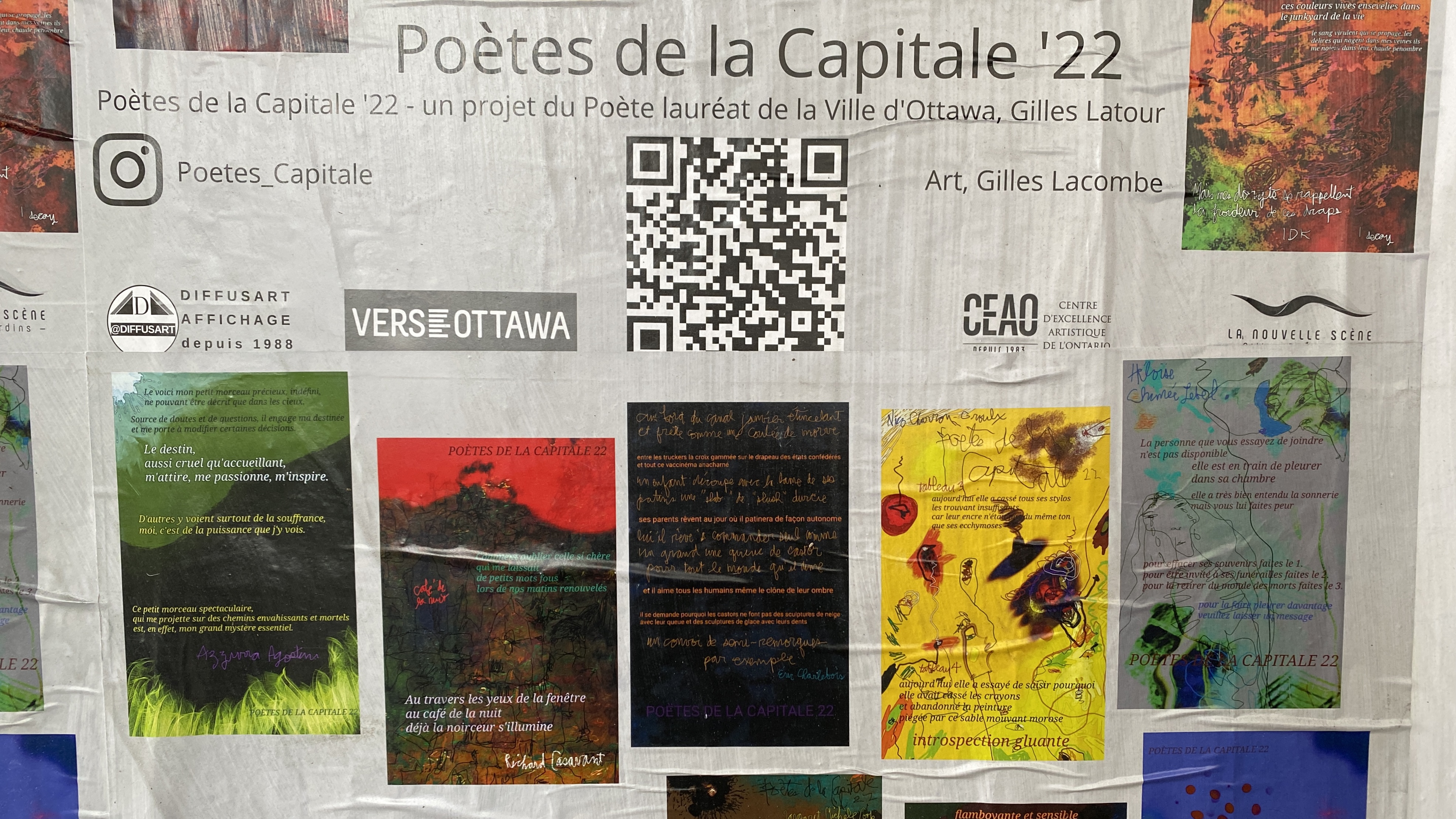 6 jeunes poètes, étudiants et adolescents ont également participé aux côtés de poètes connus au projet Poète de la Capitale 22. Photo: Yasmina Dagry 