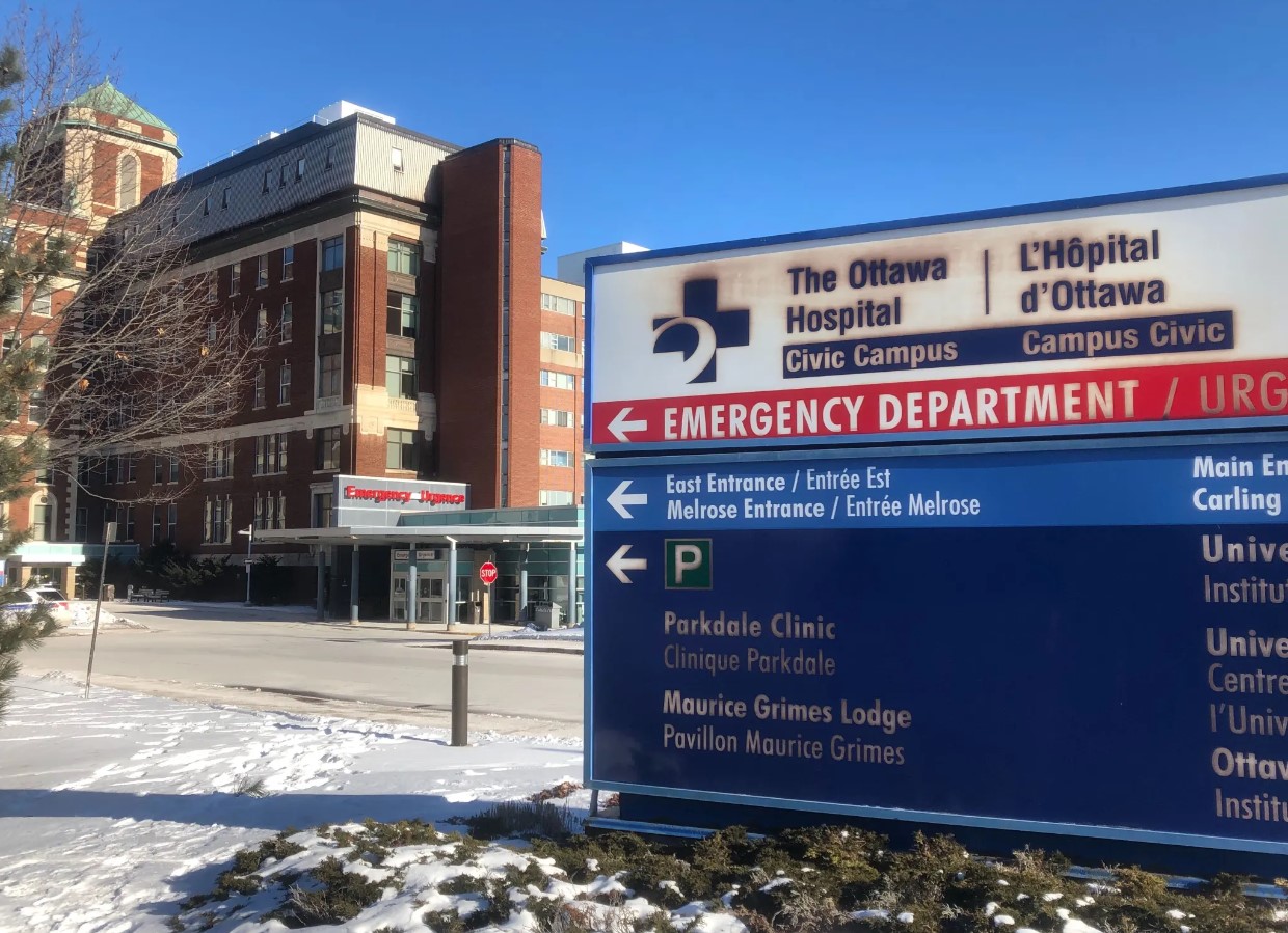 The emergency department at the Ottawa Hospital's Civic campus is pictured here on Jan. 12, 2019.